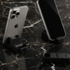 black-outdoor-phone-holder