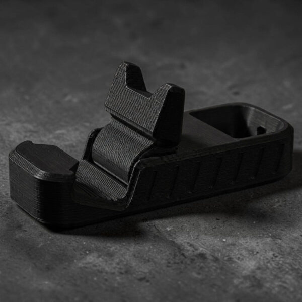 black-outdoor-phone-holder