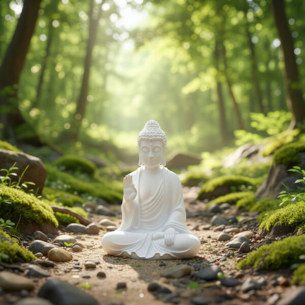 Buddha-statue-meditation-white