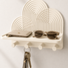 Entryway Organizer Shelf with Key Hooks