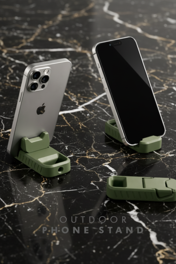 Green Outdoor Phone Stand